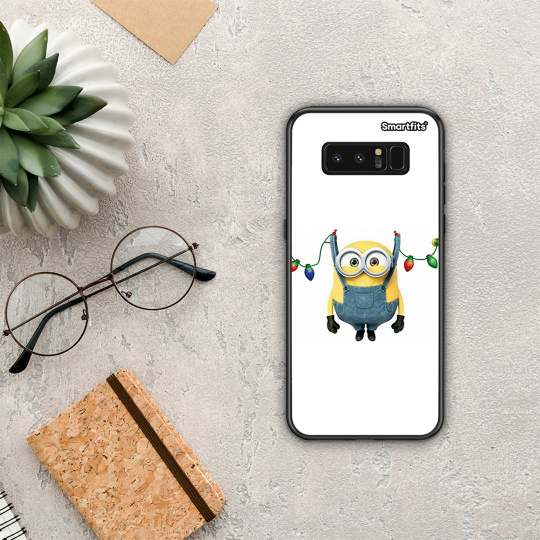 Xmas Minion Lights - Samsung Galaxy Note 8 θήκη