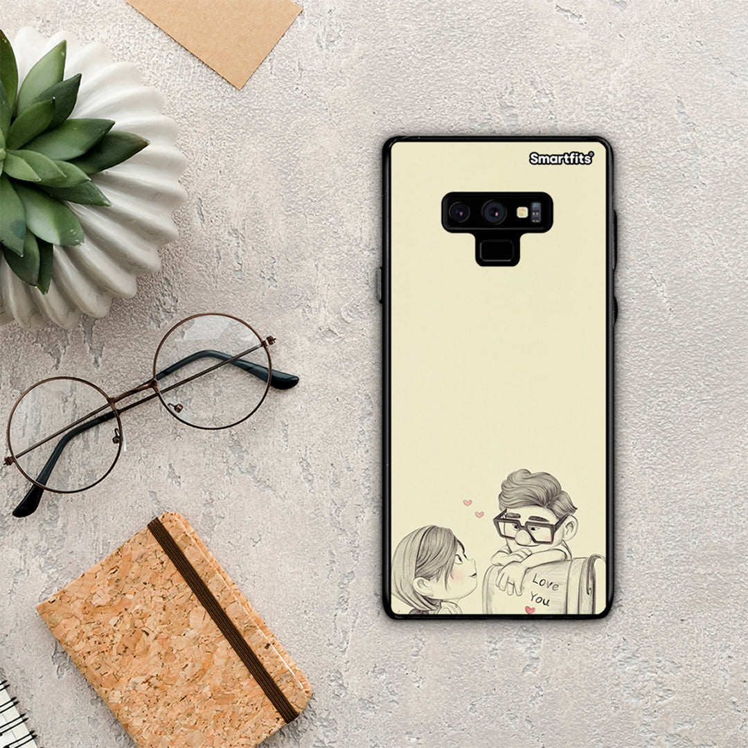 Carl And Ellie - Samsung Galaxy Note 9 θήκη