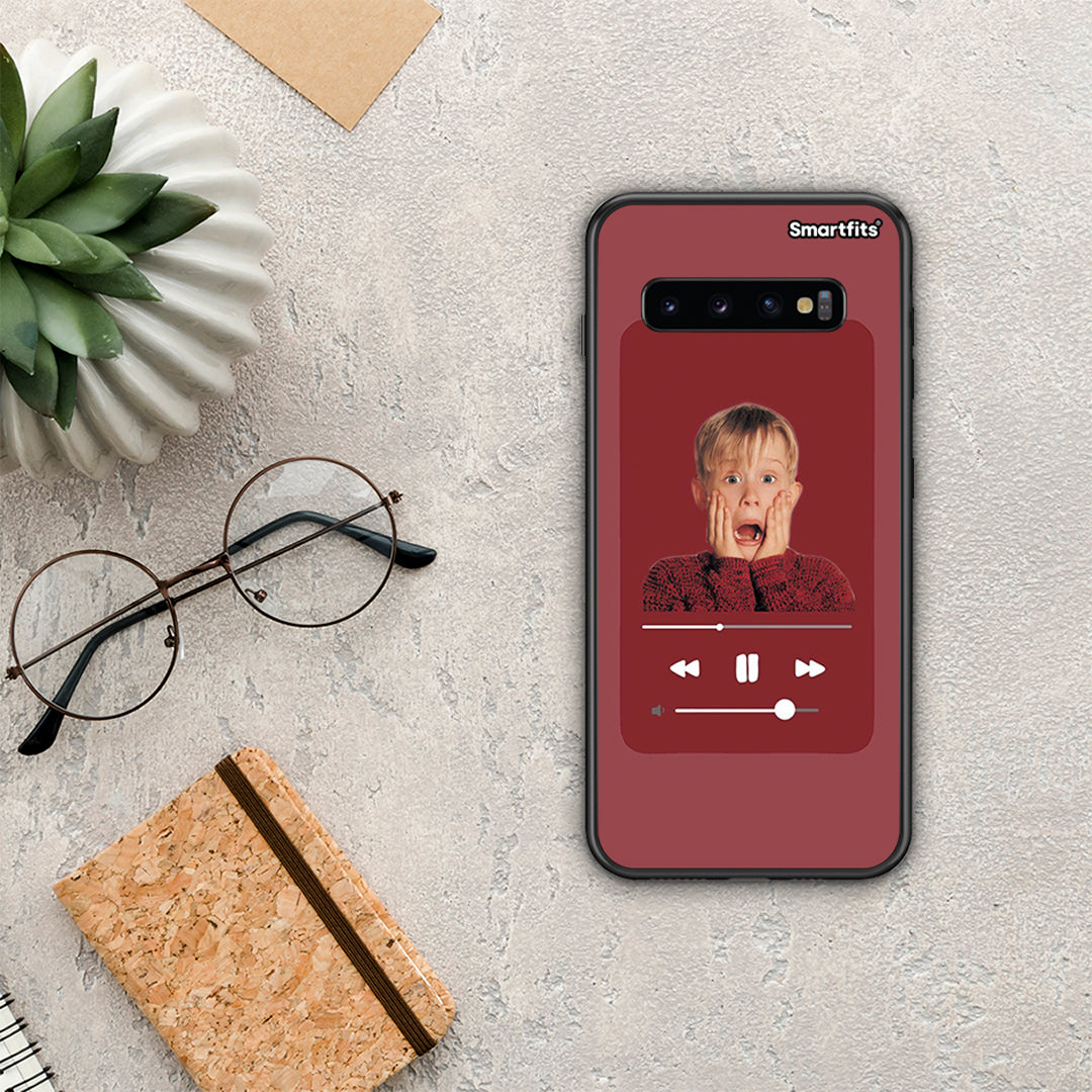 Xmas Alone Music - Samsung Galaxy S10+ θήκη