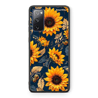 Thumbnail for Θήκη Samsung S20 FE Autumn Sunflowers από τη Smartfits με σχέδιο στο πίσω μέρος και μαύρο περίβλημα | Samsung S20 FE Autumn Sunflowers case with colorful back and black bezels