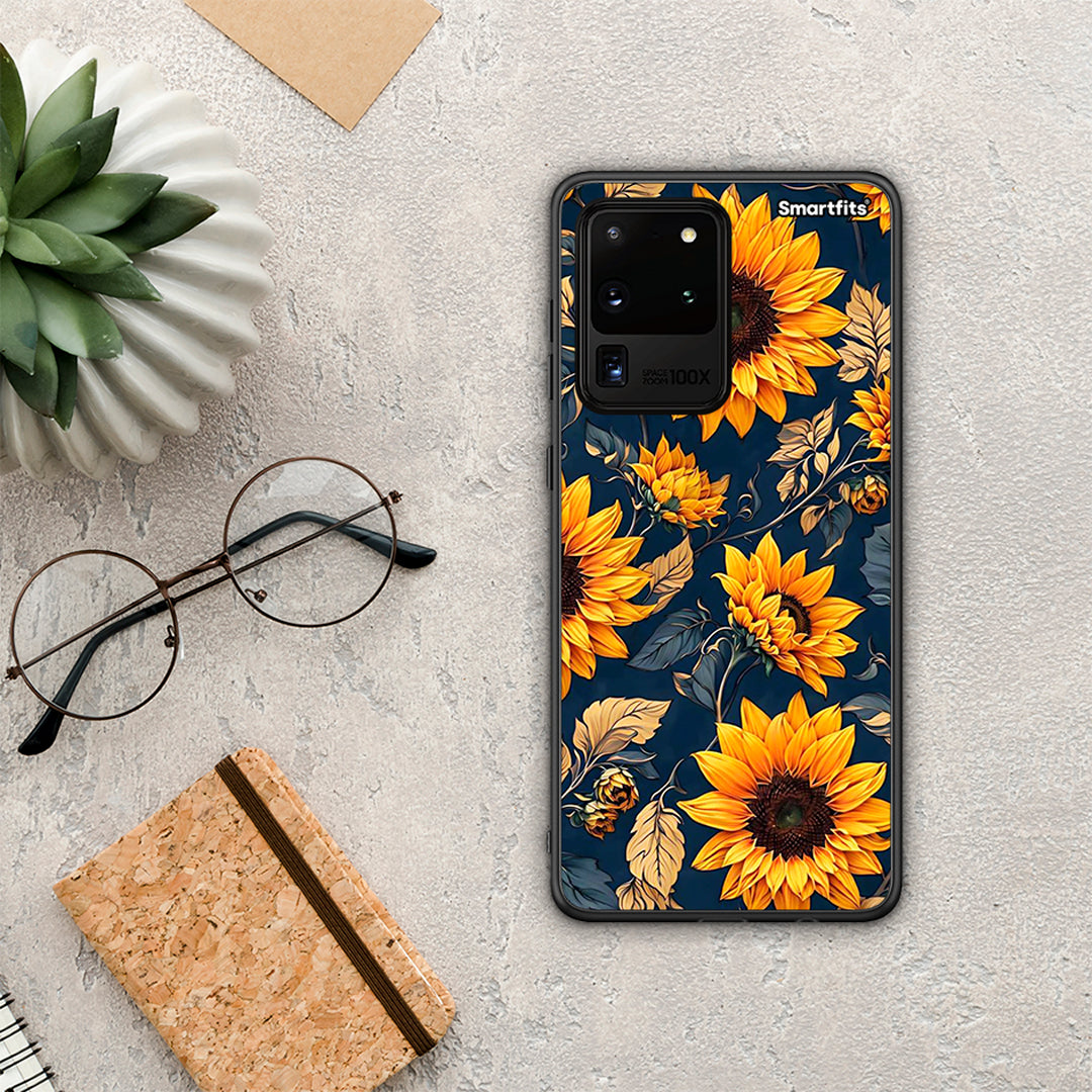 Autumn Sunflowers - Samsung Galaxy S20 Ultra θήκη