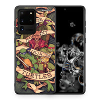 Thumbnail for Θήκη Samsung S20 Ultra Ninja Turtles από τη Smartfits με σχέδιο στο πίσω μέρος και μαύρο περίβλημα | Samsung S20 Ultra Ninja Turtles case with colorful back and black bezels