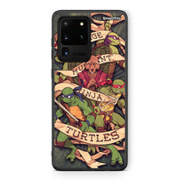 Thumbnail for Samsung S20 Ultra Ninja Turtles θήκη από τη Smartfits με σχέδιο στο πίσω μέρος και μαύρο περίβλημα | Smartphone case with colorful back and black bezels by Smartfits