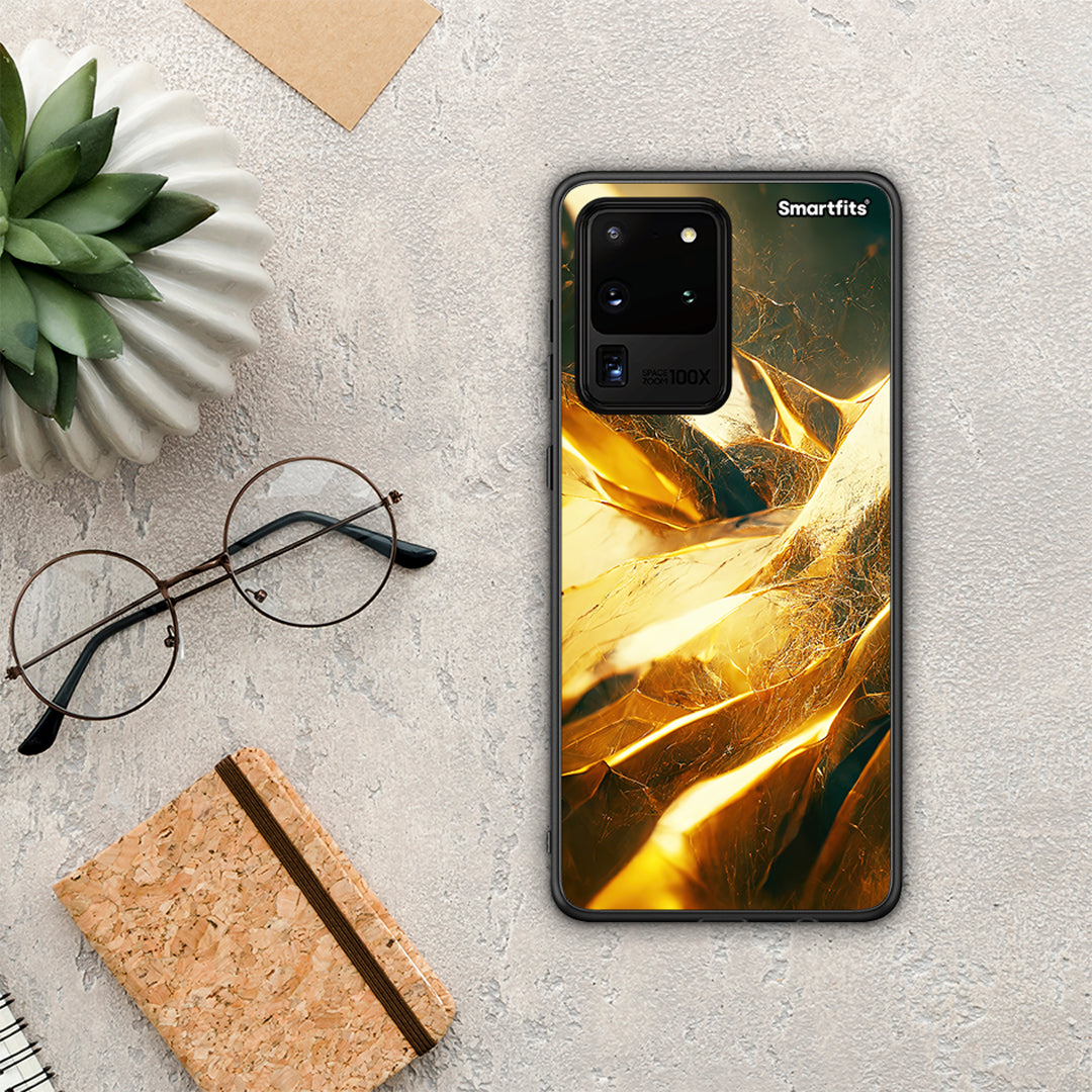 Real Gold - Samsung Galaxy S20 Ultra θήκη