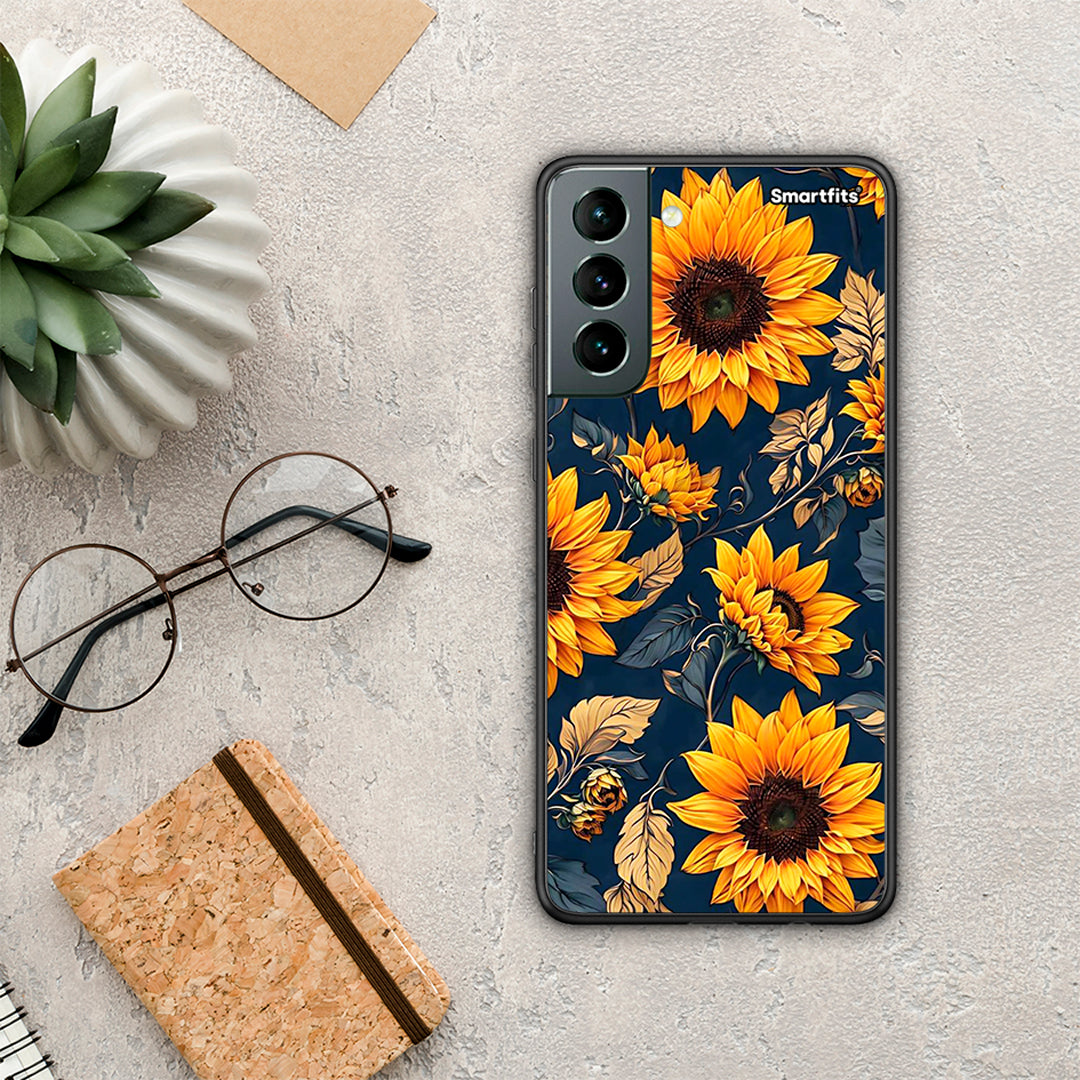 Autumn Sunflowers - Samsung Galaxy S21 θήκη