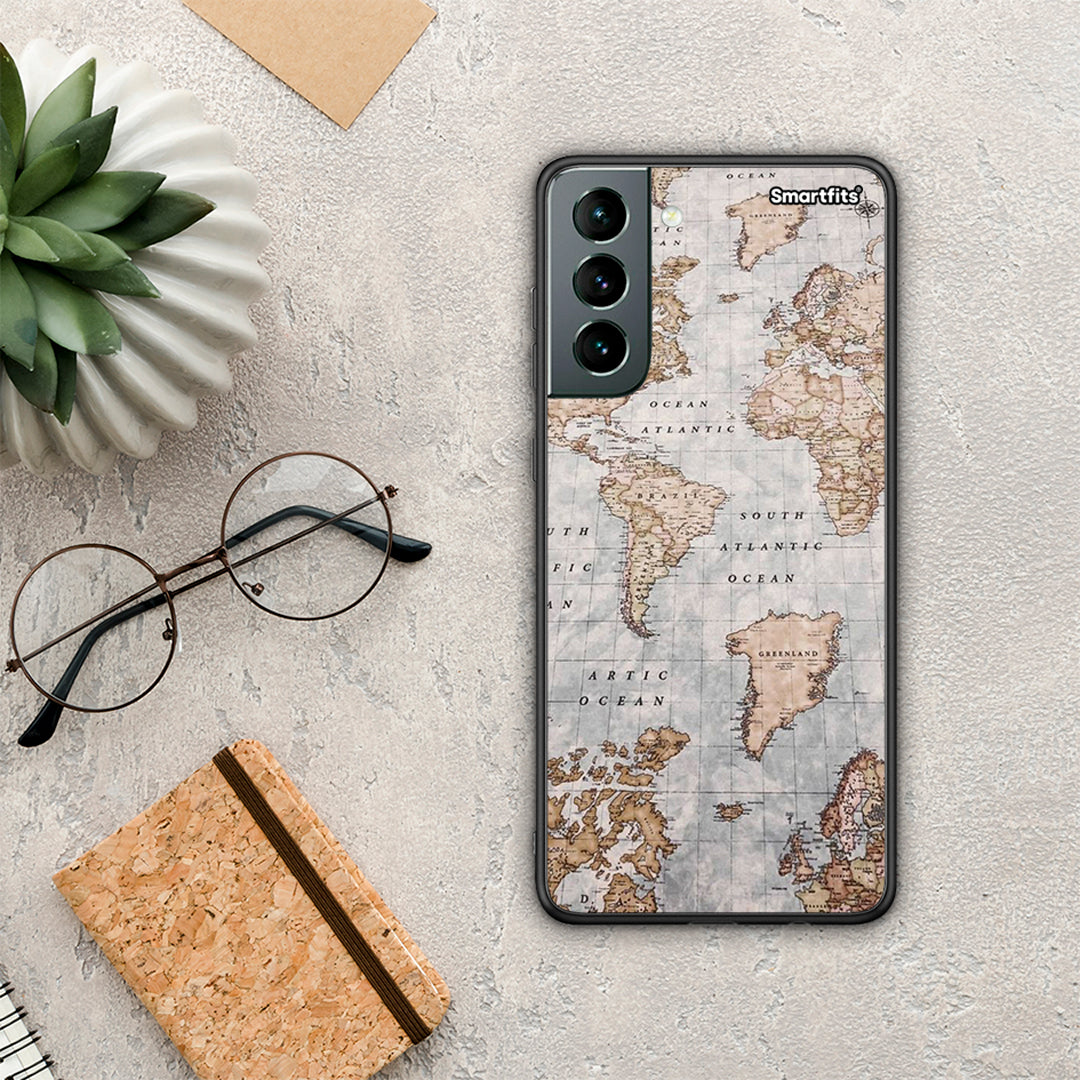 World Map - Samsung Galaxy S21 θήκη