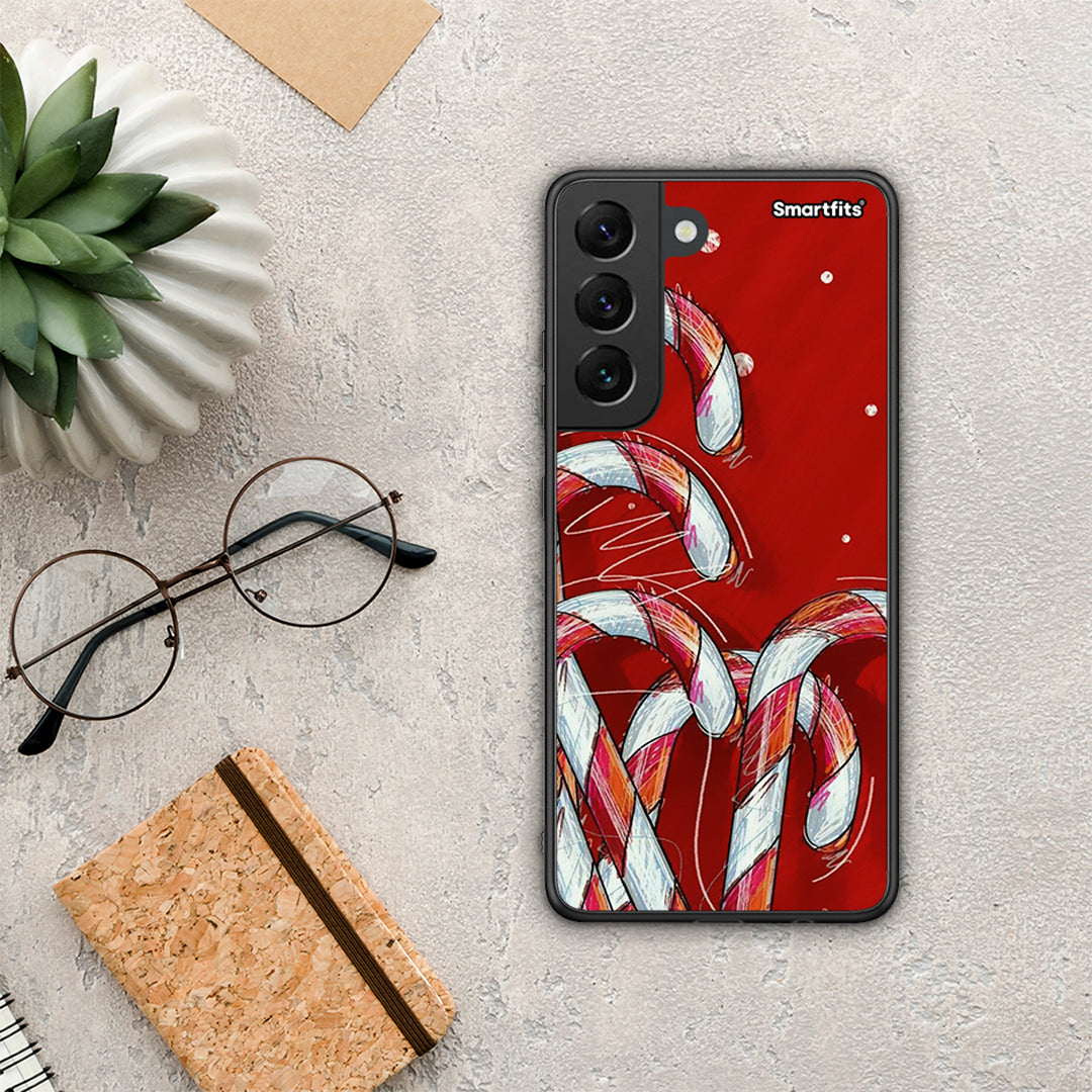 Candy Cane - Samsung Galaxy S22 θήκη