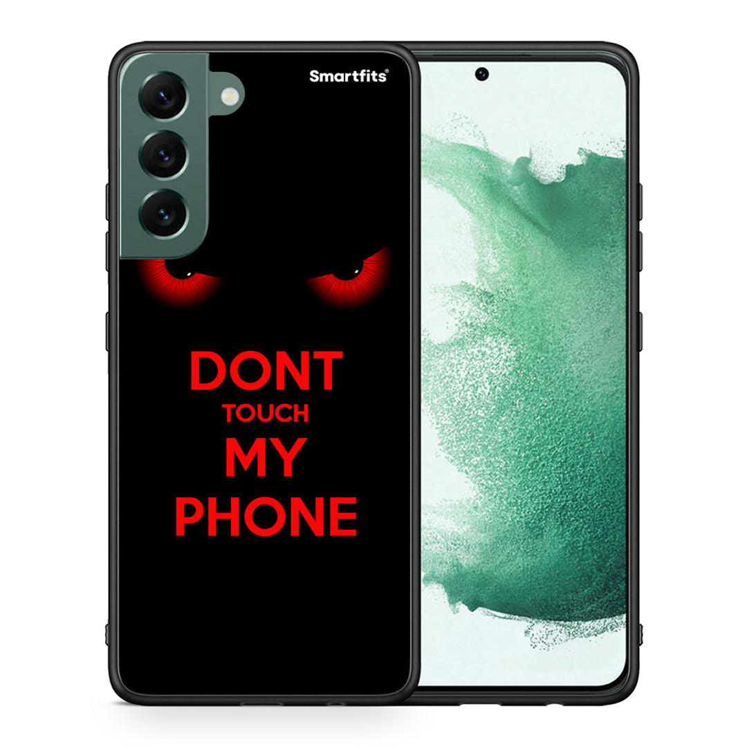 Θήκη Samsung S22 Plus Touch My Phone από τη Smartfits με σχέδιο στο πίσω μέρος και μαύρο περίβλημα | Samsung S22 Plus Touch My Phone case with colorful back and black bezels