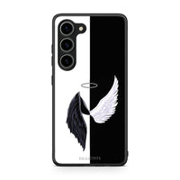 Thumbnail for Θήκη Samsung Galaxy S23 Angels Demons από τη Smartfits με σχέδιο στο πίσω μέρος και μαύρο περίβλημα | Samsung Galaxy S23 Angels Demons Case with Colorful Back and Black Bezels