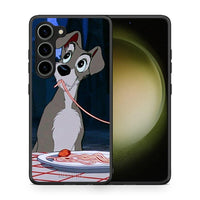 Thumbnail for Θήκη Samsung Galaxy S23 Lady And Tramp 1 από τη Smartfits με σχέδιο στο πίσω μέρος και μαύρο περίβλημα | Samsung Galaxy S23 Lady And Tramp 1 Case with Colorful Back and Black Bezels