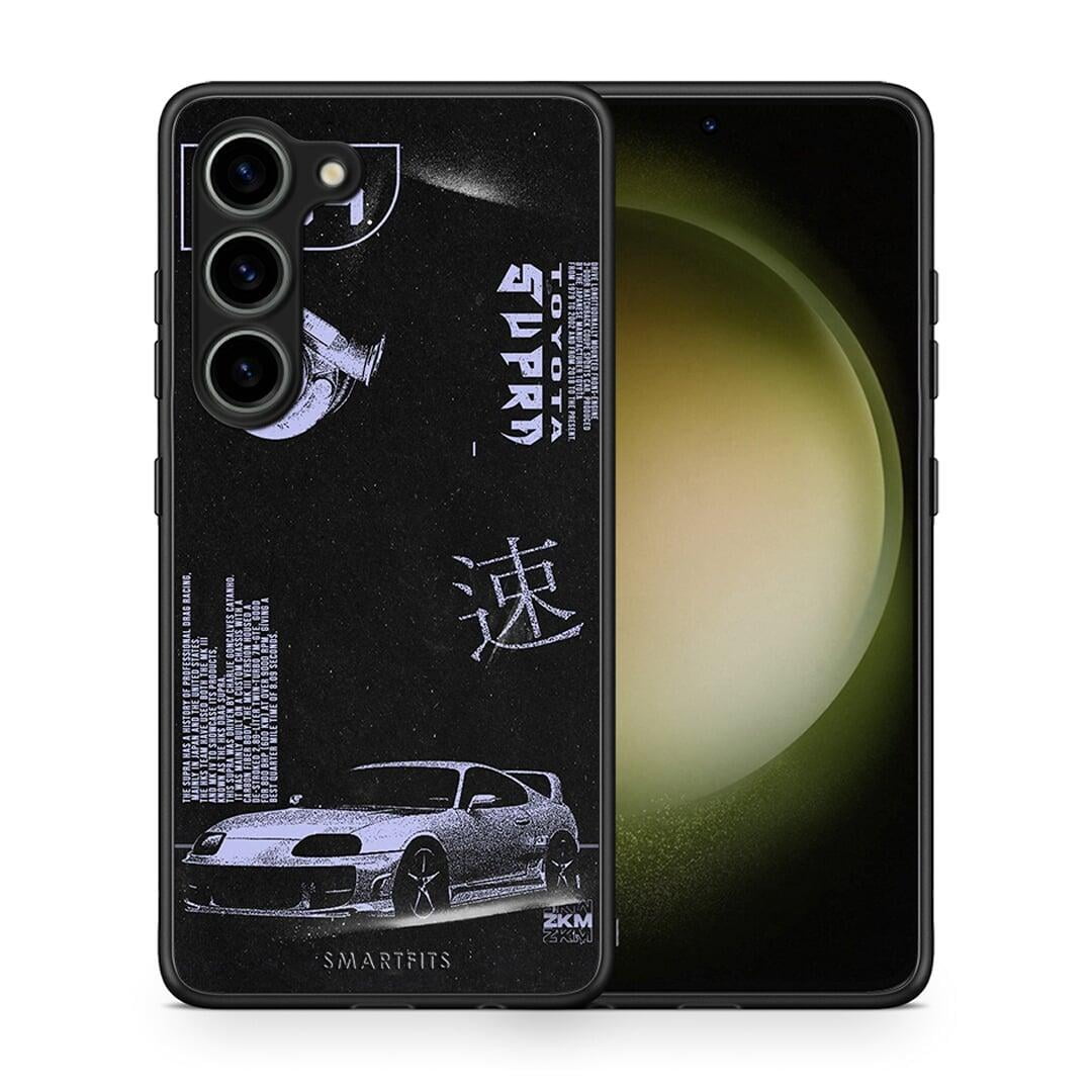Θήκη Samsung Galaxy S23 Tokyo Drift από τη Smartfits με σχέδιο στο πίσω μέρος και μαύρο περίβλημα | Samsung Galaxy S23 Tokyo Drift Case with Colorful Back and Black Bezels