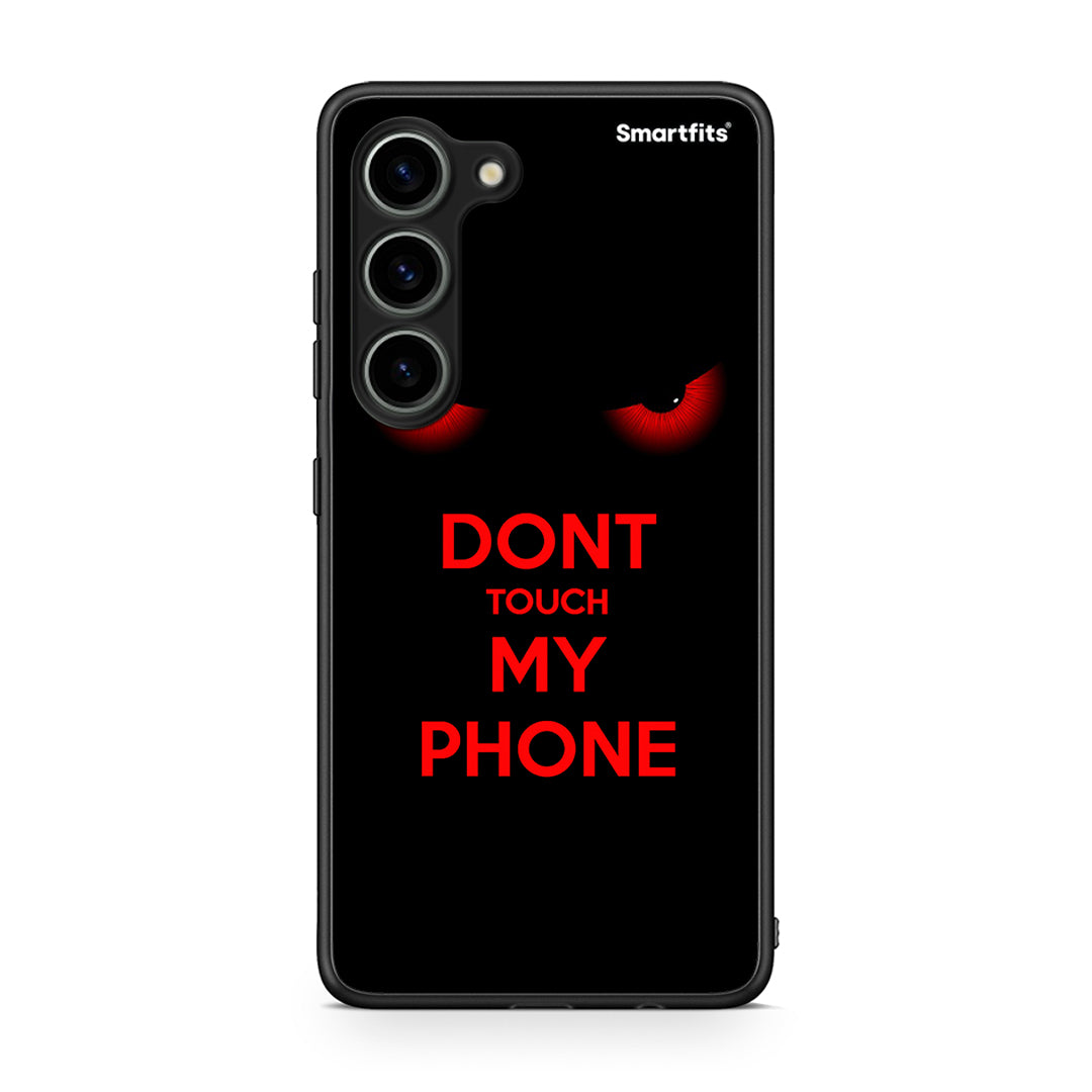 Θήκη Samsung Galaxy S23 Touch My Phone από τη Smartfits με σχέδιο στο πίσω μέρος και μαύρο περίβλημα | Samsung Galaxy S23 Touch My Phone Case with Colorful Back and Black Bezels