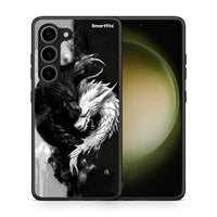 Thumbnail for Θήκη Samsung Galaxy S23 Yin Yang από τη Smartfits με σχέδιο στο πίσω μέρος και μαύρο περίβλημα | Samsung Galaxy S23 Yin Yang Case with Colorful Back and Black Bezels