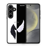 Thumbnail for Θήκη Samsung Galaxy S24 Angels Demons από τη Smartfits με σχέδιο στο πίσω μέρος και μαύρο περίβλημα | Samsung Galaxy S24 Angels Demons case with colorful back and black bezels