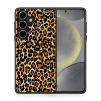 Thumbnail for Θήκη Samsung Galaxy S24 Leopard Animal από τη Smartfits με σχέδιο στο πίσω μέρος και μαύρο περίβλημα | Samsung Galaxy S24 Leopard Animal case with colorful back and black bezels