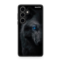 Thumbnail for Samsung Galaxy S24 Dark Wolf θήκη από τη Smartfits με σχέδιο στο πίσω μέρος και μαύρο περίβλημα | Smartphone case with colorful back and black bezels by Smartfits