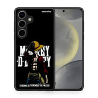 Thumbnail for Θήκη Samsung Galaxy S24 Pirate King από τη Smartfits με σχέδιο στο πίσω μέρος και μαύρο περίβλημα | Samsung Galaxy S24 Pirate King case with colorful back and black bezels