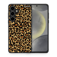 Thumbnail for Θήκη Samsung Galaxy S24 Plus Leopard Animal από τη Smartfits με σχέδιο στο πίσω μέρος και μαύρο περίβλημα | Samsung Galaxy S24 Plus Leopard Animal case with colorful back and black bezels