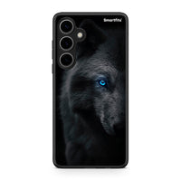 Thumbnail for Samsung Galaxy S24 Plus Dark Wolf θήκη από τη Smartfits με σχέδιο στο πίσω μέρος και μαύρο περίβλημα | Smartphone case with colorful back and black bezels by Smartfits