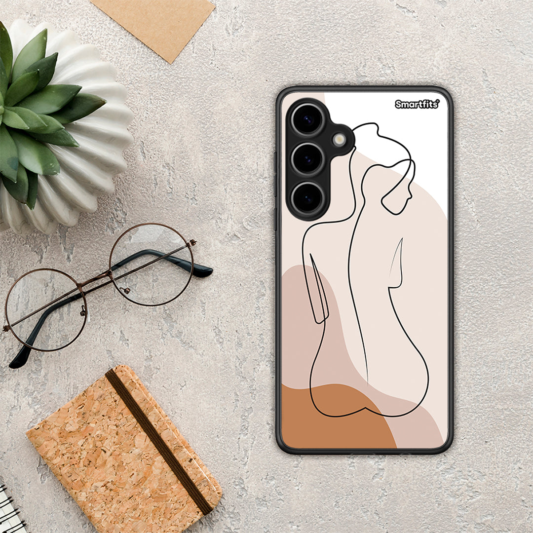 LineArt Woman - Samsung Galaxy S24 Plus θήκη