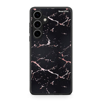 Thumbnail for 4 - Samsung Galaxy S24 Plus Black Rosegold Marble case, cover, bumper