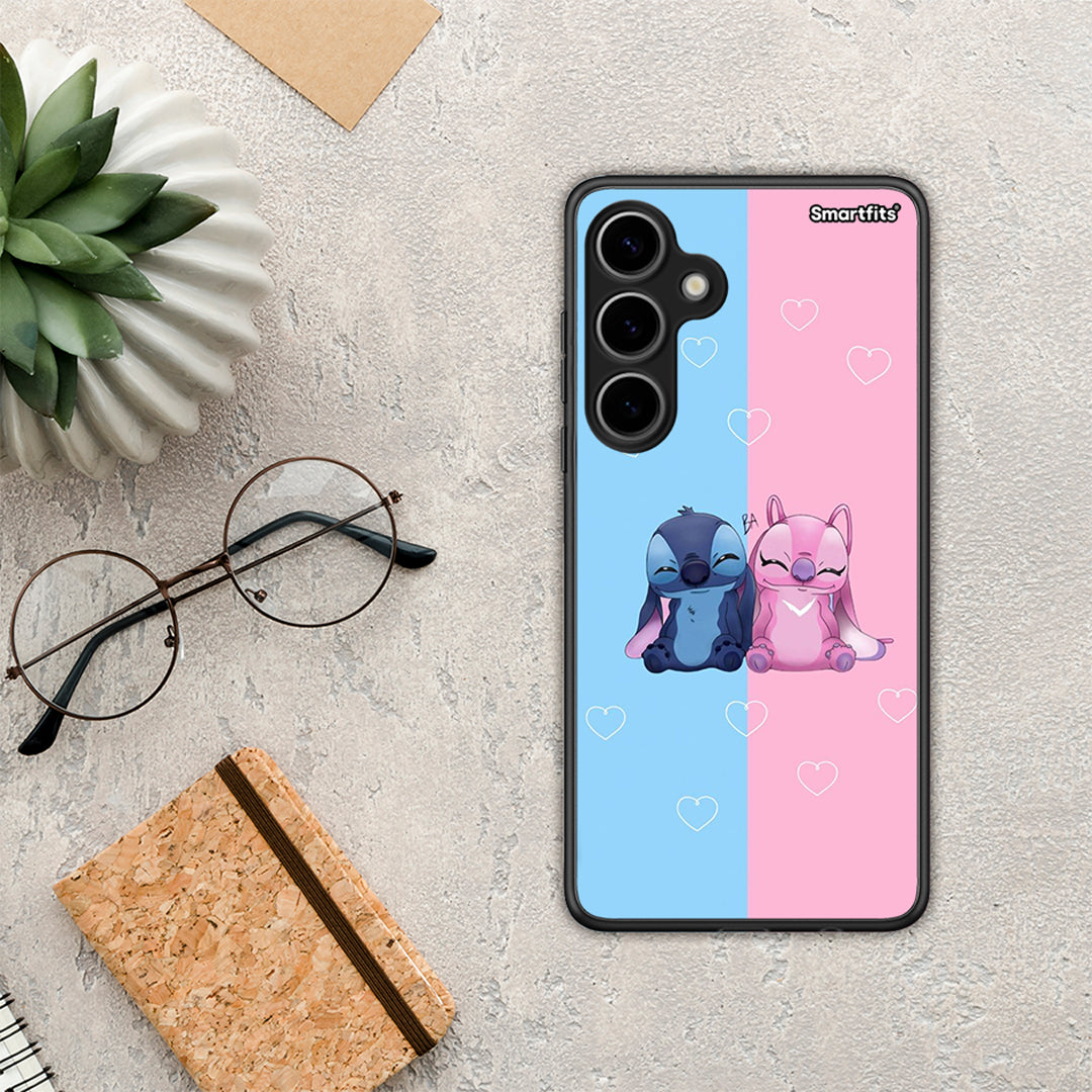 Stitch And Angel - Samsung Galaxy S24 Plus θήκη