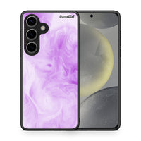 Thumbnail for Θήκη Samsung Galaxy S24 Lavender Watercolor από τη Smartfits με σχέδιο στο πίσω μέρος και μαύρο περίβλημα | Samsung Galaxy S24 Lavender Watercolor case with colorful back and black bezels
