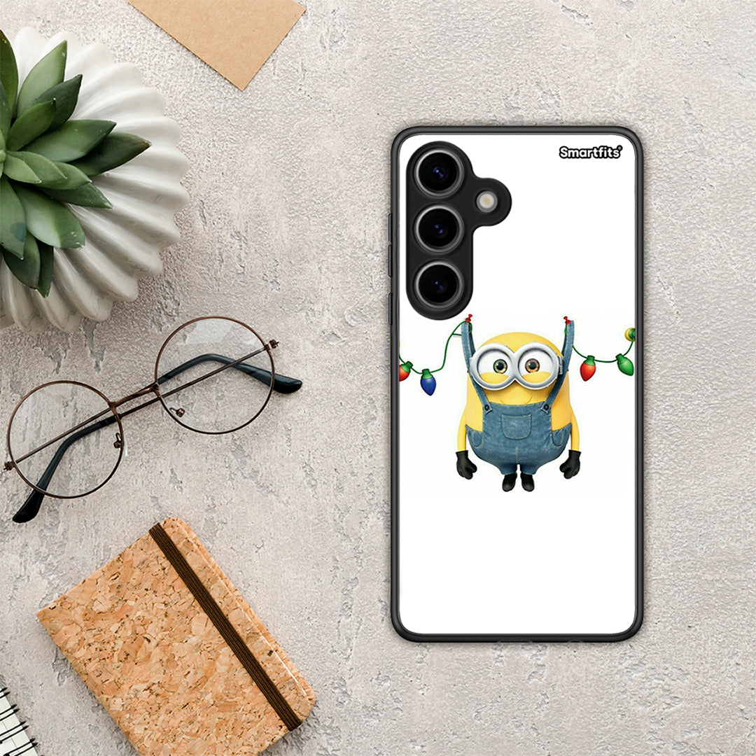 Xmas Minion Lights - Samsung Galaxy S24 θήκη