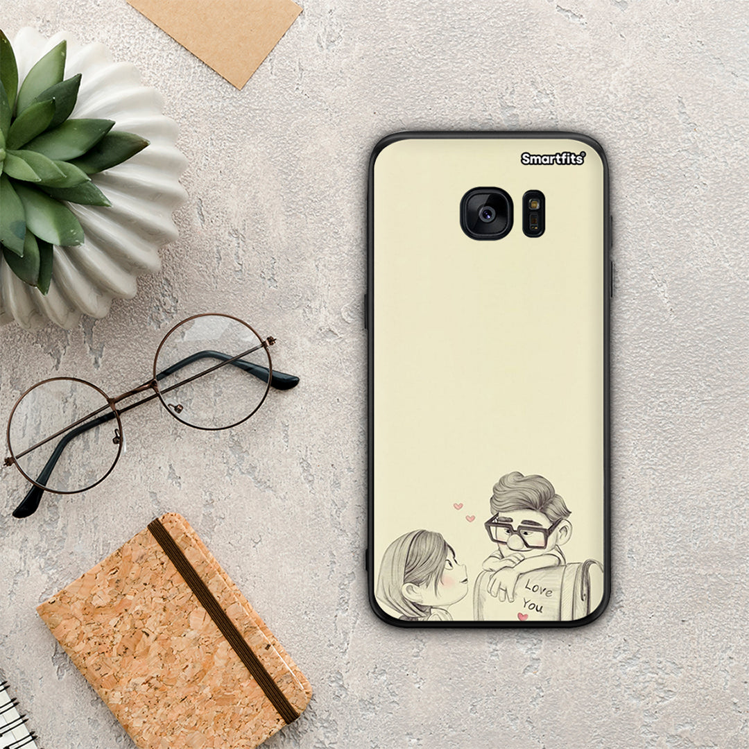 Carl And Ellie - Samsung Galaxy S7 Edge θήκη