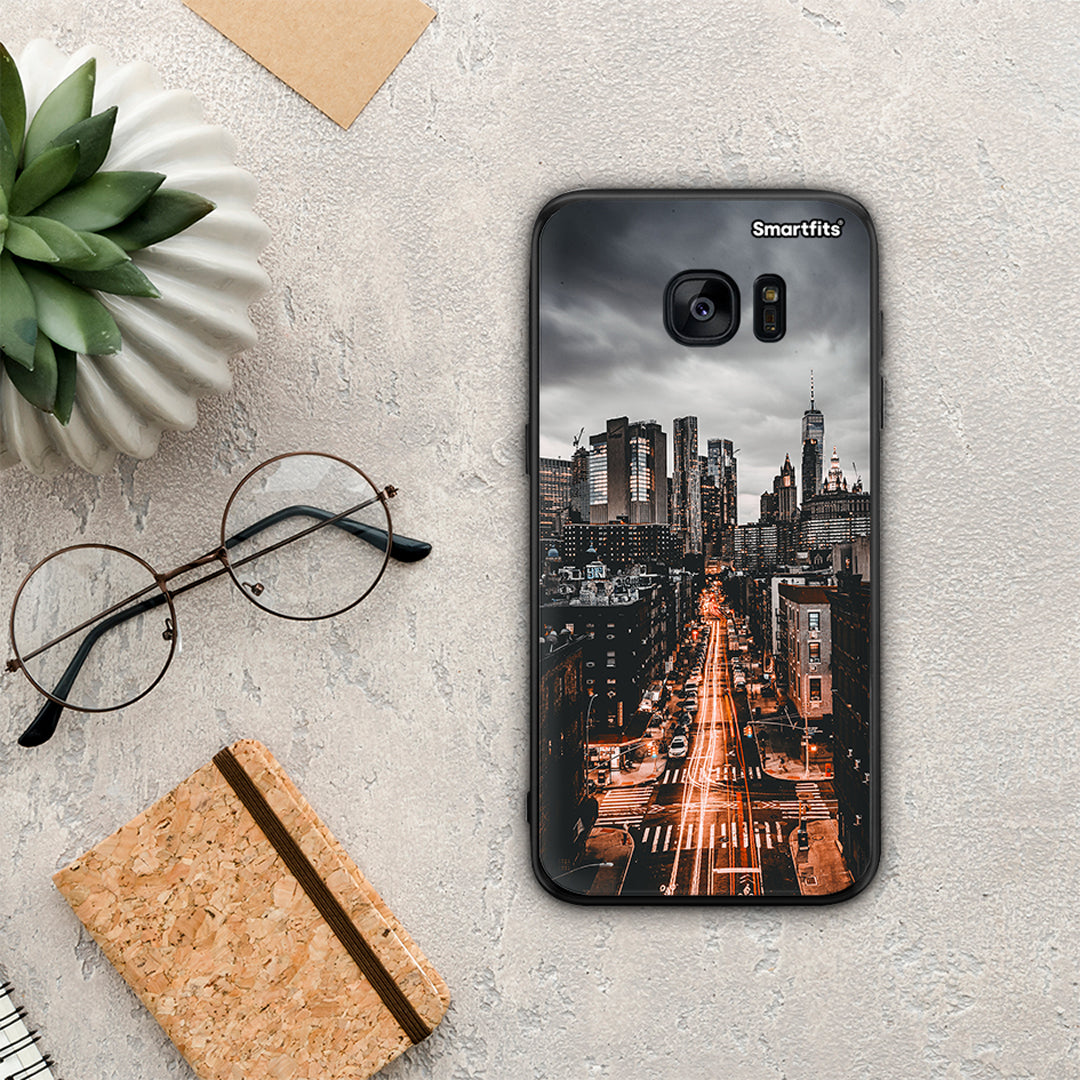 City Lights - Samsung Galaxy S7 Edge θήκη