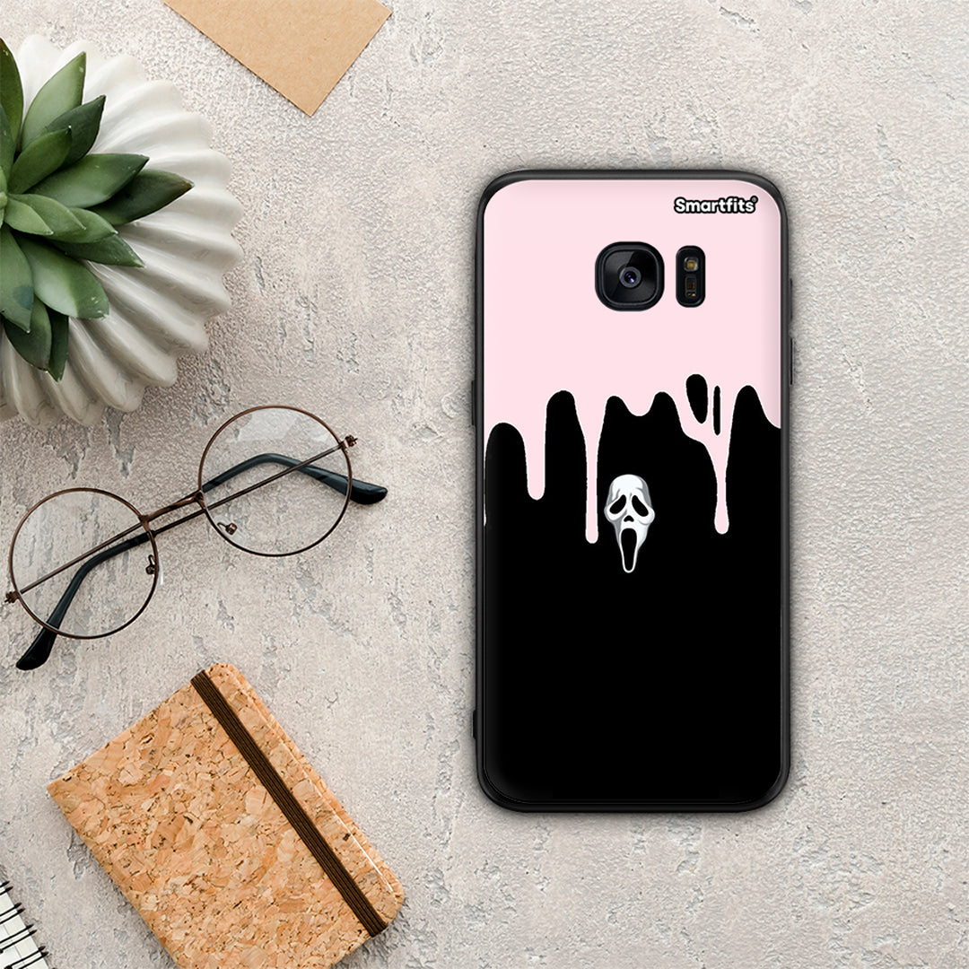 Melting Halloween Mask - Samsung Galaxy S7 Edge θήκη