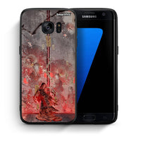 Thumbnail for Θήκη Samsung S7 Edge Nezuko Kamado από τη Smartfits με σχέδιο στο πίσω μέρος και μαύρο περίβλημα | Samsung S7 Edge Nezuko Kamado case with colorful back and black bezels