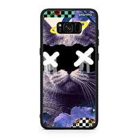 Thumbnail for Samsung S8 Cat Collage θήκη από τη Smartfits με σχέδιο στο πίσω μέρος και μαύρο περίβλημα | Smartphone case with colorful back and black bezels by Smartfits