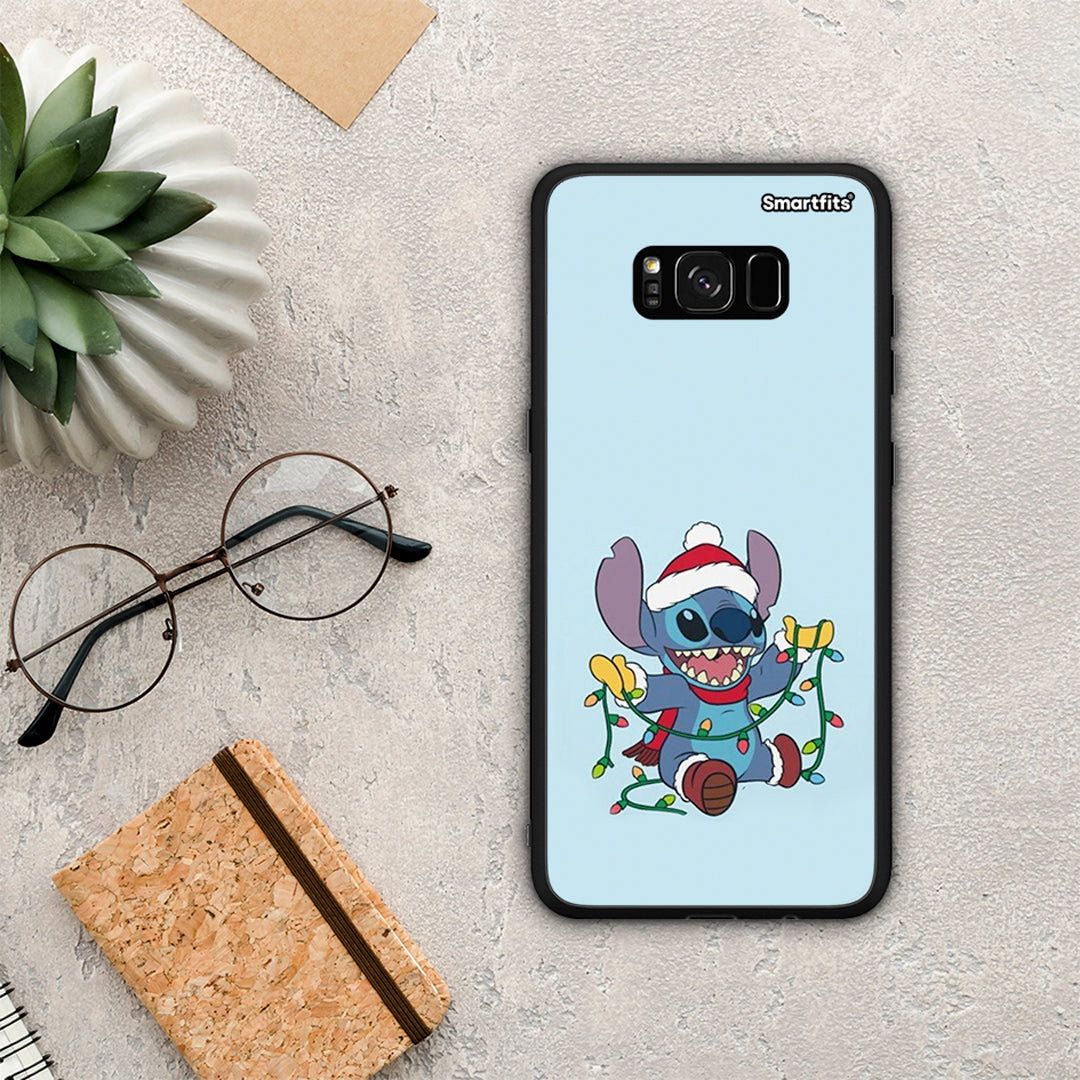 Santa Stich - Samsung Galaxy S8+ θήκη
