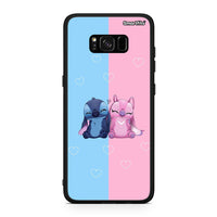 Thumbnail for Samsung S8 Stitch And Angel θήκη από τη Smartfits με σχέδιο στο πίσω μέρος και μαύρο περίβλημα | Smartphone case with colorful back and black bezels by Smartfits