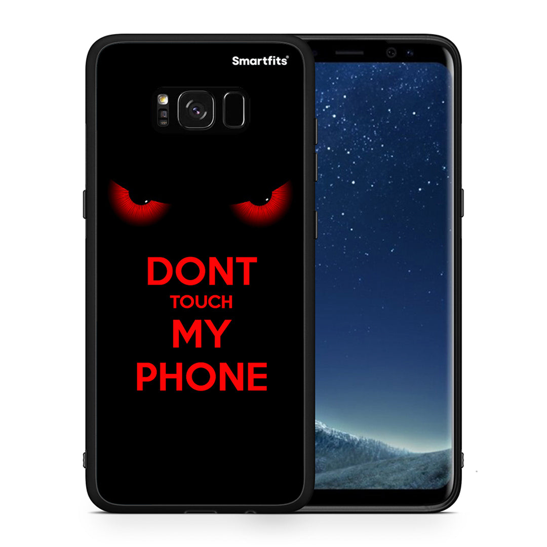 Θήκη Samsung S8 Touch My Phone από τη Smartfits με σχέδιο στο πίσω μέρος και μαύρο περίβλημα | Samsung S8 Touch My Phone case with colorful back and black bezels