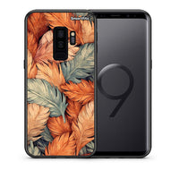 Thumbnail for Θήκη Samsung S9 Plus Autumn Leaves από τη Smartfits με σχέδιο στο πίσω μέρος και μαύρο περίβλημα | Samsung S9 Plus Autumn Leaves case with colorful back and black bezels