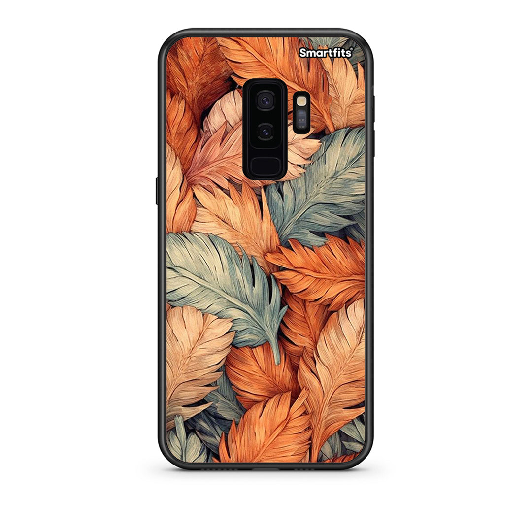 samsung s9 plus Autumn Leaves Θήκη από τη Smartfits με σχέδιο στο πίσω μέρος και μαύρο περίβλημα | Smartphone case with colorful back and black bezels by Smartfits