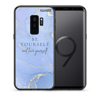 Thumbnail for Θήκη Samsung S9 Plus Be Yourself από τη Smartfits με σχέδιο στο πίσω μέρος και μαύρο περίβλημα | Samsung S9 Plus Be Yourself case with colorful back and black bezels