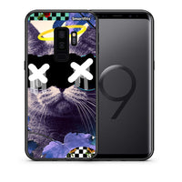 Thumbnail for Θήκη Samsung S9 Plus Cat Collage από τη Smartfits με σχέδιο στο πίσω μέρος και μαύρο περίβλημα | Samsung S9 Plus Cat Collage case with colorful back and black bezels