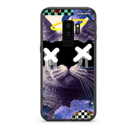 Thumbnail for samsung s9 plus Cat Collage θήκη από τη Smartfits με σχέδιο στο πίσω μέρος και μαύρο περίβλημα | Smartphone case with colorful back and black bezels by Smartfits