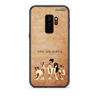 Thumbnail for samsung s9 plus You Go Girl θήκη από τη Smartfits με σχέδιο στο πίσω μέρος και μαύρο περίβλημα | Smartphone case with colorful back and black bezels by Smartfits