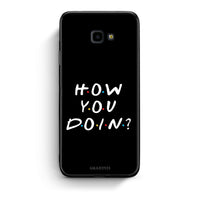 Thumbnail for Samsung J4 Plus How You Doin θήκη από τη Smartfits με σχέδιο στο πίσω μέρος και μαύρο περίβλημα | Smartphone case with colorful back and black bezels by Smartfits