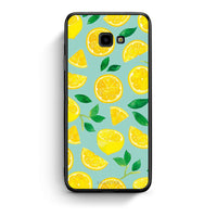 Thumbnail for Samsung J4 Plus Lemons θήκη από τη Smartfits με σχέδιο στο πίσω μέρος και μαύρο περίβλημα | Smartphone case with colorful back and black bezels by Smartfits