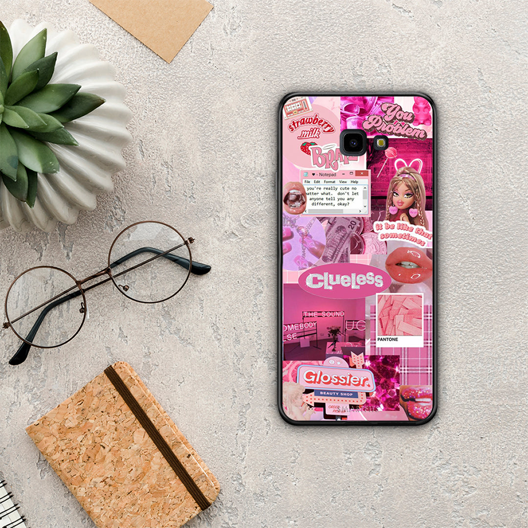 Pink Love - Samsung Galaxy J4+ θήκη