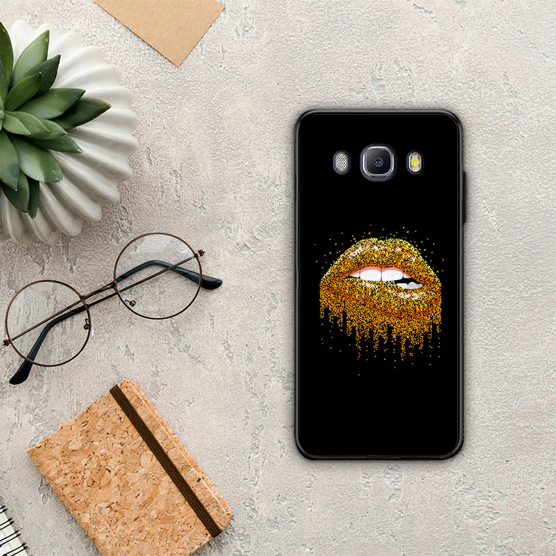 Valentine Golden - Samsung Galaxy J7 2016 θήκη