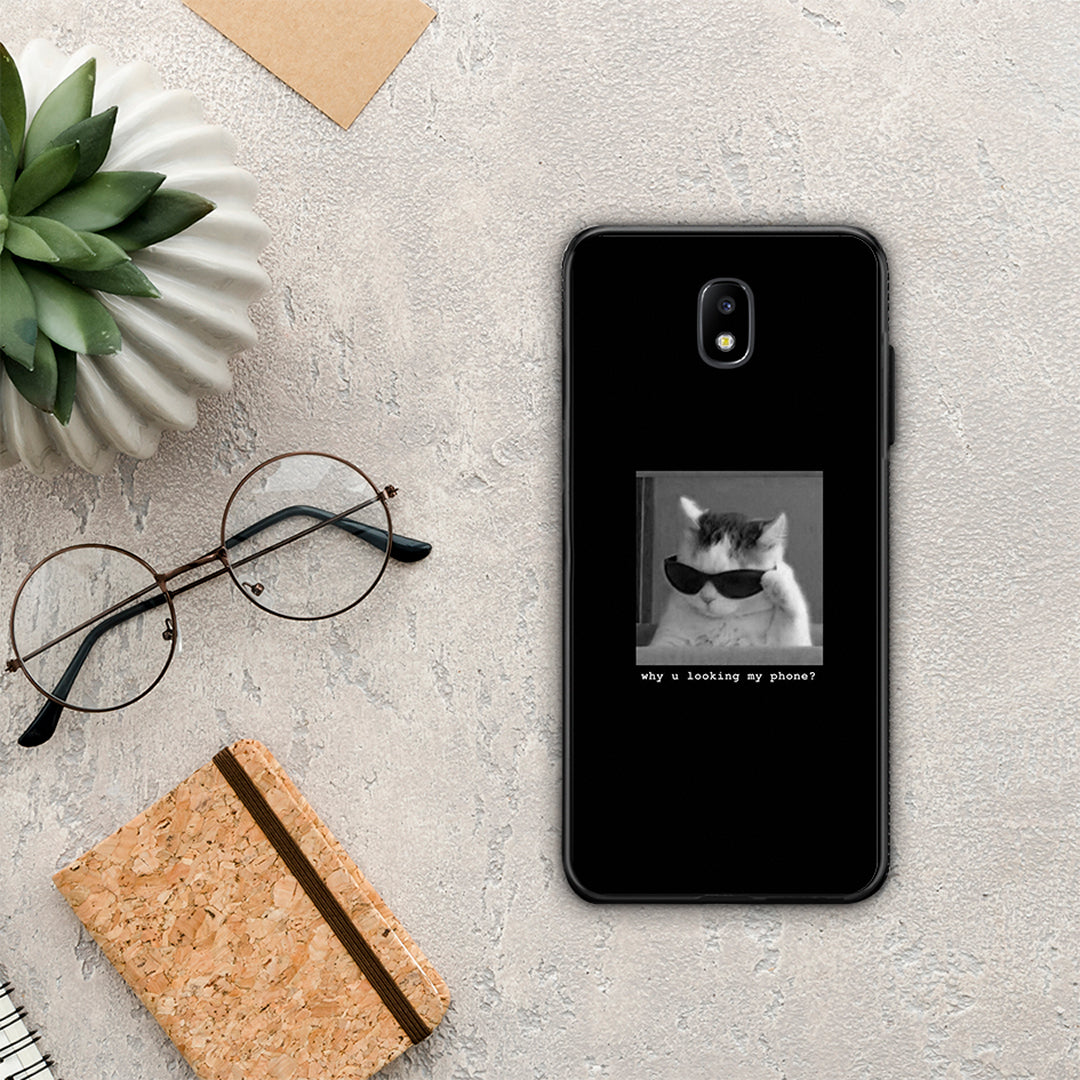 Meme Cat - Samsung Galaxy J7 2017 θήκη