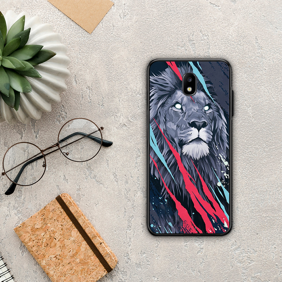 PopArt Lion Designer - Samsung Galaxy J5 2017 θήκη