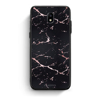 Thumbnail for 4 - Samsung J5 2017 Black Rosegold Marble case, cover, bumper