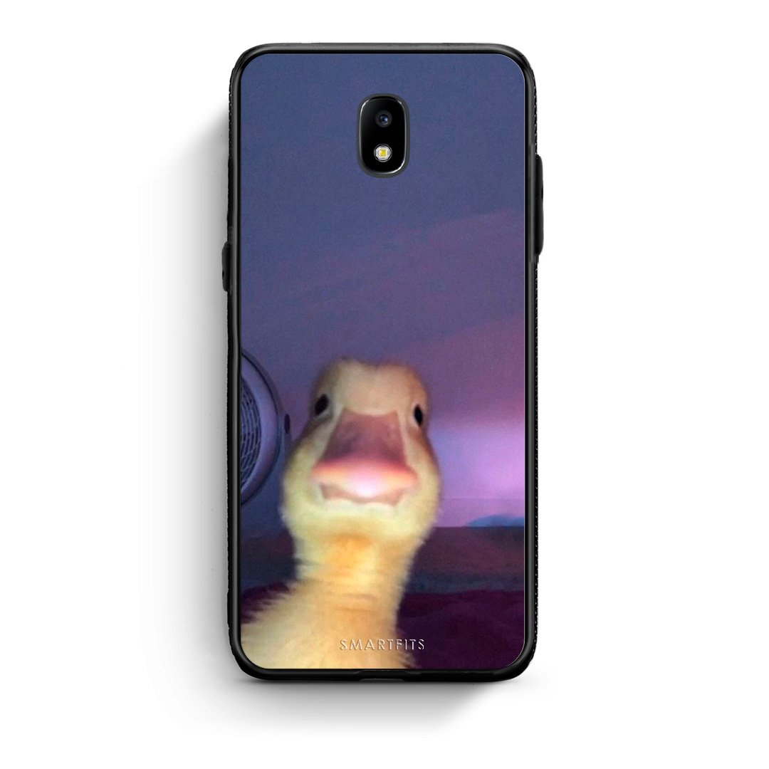Samsung J7 2017 Meme Duck θήκη από τη Smartfits με σχέδιο στο πίσω μέρος και μαύρο περίβλημα | Smartphone case with colorful back and black bezels by Smartfits